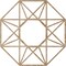 Ekena Millwork Guardian Wood Fretwork Pierced Ceiling Medallion, Red Oak, 26"OD x 10 1/8"ID x 1/4"T CMWP26X26X0250GDRO - alternate 3